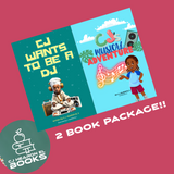 2 BOOK PACKAGE!! CJ's Musical Adventure + CJ Wants To Be A DJ (E BOOK’s): By C.J. Hearon EL ii