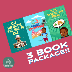 3 BOOK PACKAGE!! CJ's Musical Adventure + CJ Wants To Be A DJ & CJ’s Trip to The Bank (E BOOK’s): By C.J. Hearon EL ii